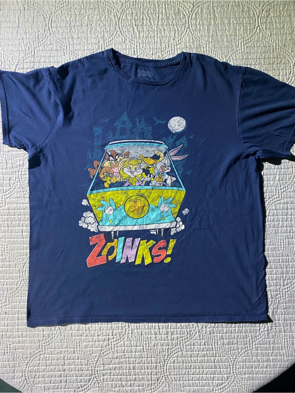 Warner Bros. Navy Scooby-Doo 'Zoinks!' Graphic Tee